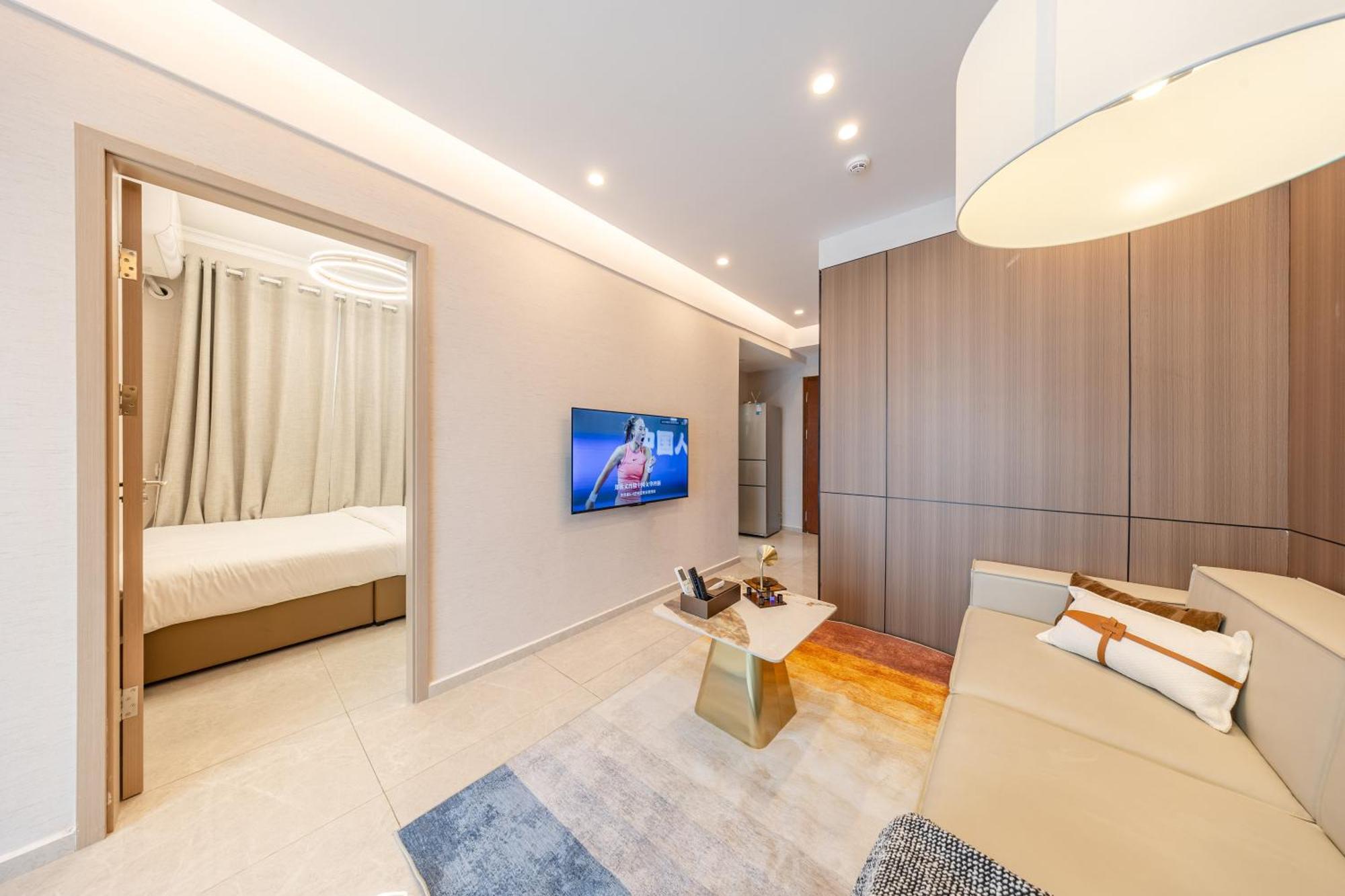 Boruisi Video And Audio Light House - Shenzhen Convention And Exhibition Center Gangxia Metro Station 아파트 호텔 외부 사진